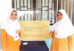 SELAMAT HALILLAH DAN AIRA, PEMILIHAN KETUA OSIS SMPN 53 BATAM